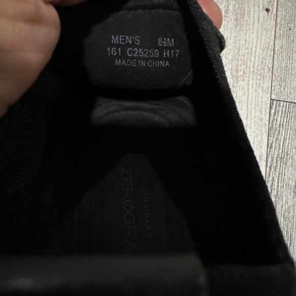 Cole Haan 2 zero grand black knit comfortable lace up shoes size 8.5 - Picture 8 of 8